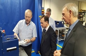 Welsh Secretary visits Spectrum Technologies