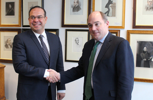 Ben Wallace meets Tunisian Minister at the Home Office