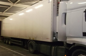 Stowaways found hiding in a lorry