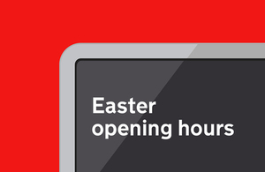 DVSA opening hours: Easter