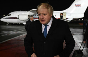Foreign Secretary arrives in Moscow