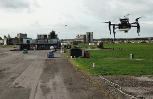UK tests life saving chemical detection robots and drones