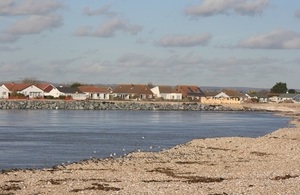 Pagham coastal spit: planning application to protect housing in West Sussex