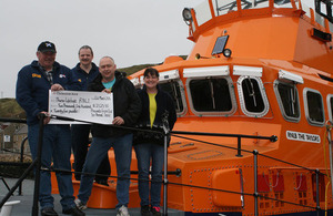 Over £2,100 raised for local RNLI fund