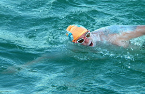 CNC inspector swims to France!