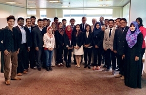 Secretary of State for Wales welcomes students from International University of Malaya Wales to Cardiff