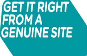 Get It Right from a Genuine Site copyright campaign update