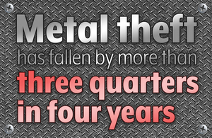 Metal theft falls after introduction of Scrap Metal Dealers Act