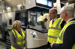 Transport Secretary visits leading manufacturers in Northern Ireland