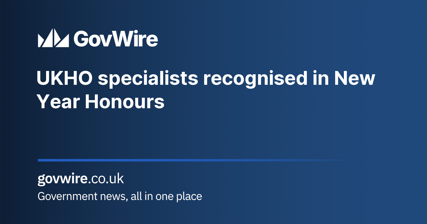 UKHO specialists recognised in New Year Honours UKHO specialists recognised in New Year Honours