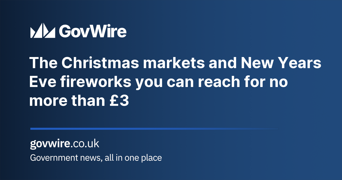 The Christmas markets and New Years Eve fireworks you can reach for no more than 3