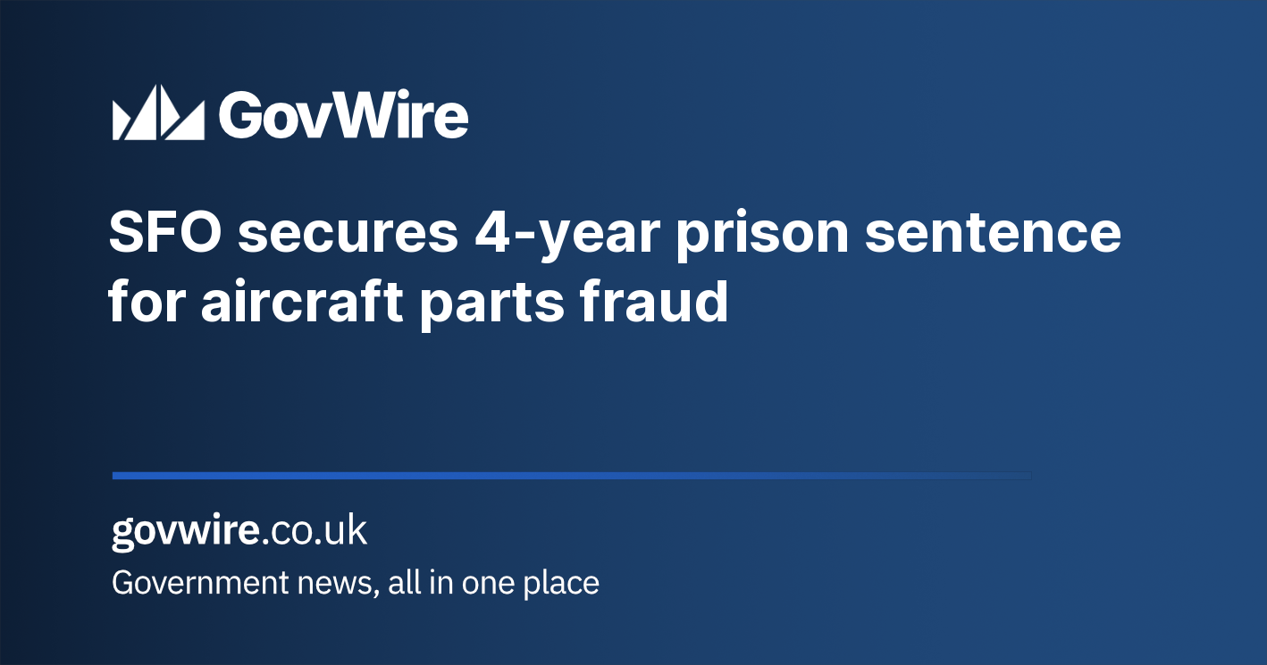 SFO secures 4-year prison sentence for aircraft parts fraud